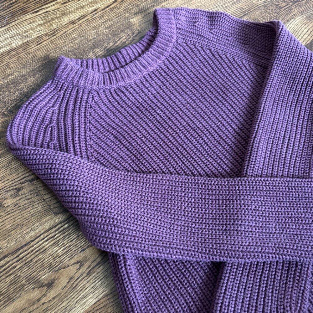 Quince 100% Organic Cotton Fisherman Crew Sweater